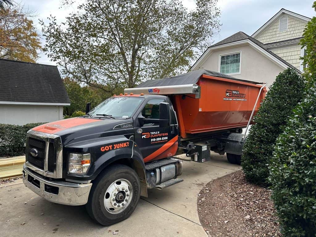 Hurricane prep and post hurricane clean-up with Triple R Dumpsters of Clayton NC