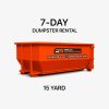 7 Day Dumpster Rental - Small - 15 Yard