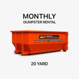 Monthly Dumpster Rental - 20 Yard