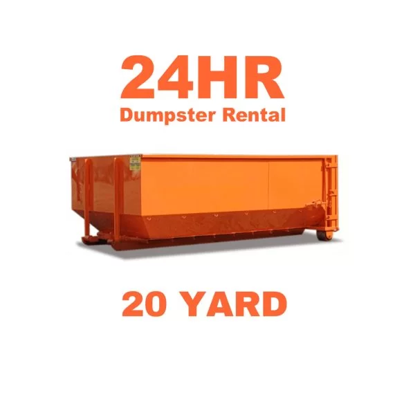 24 hour dumpster service – 1 day rental